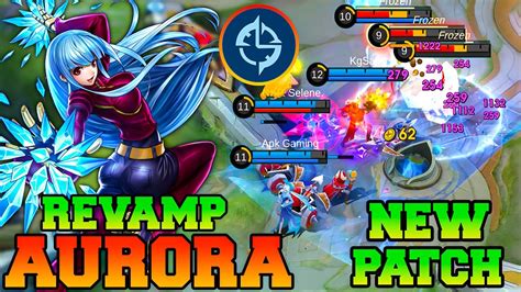 Aurora Revamp Gameplay MLBB Mobile Legends Aurora Best Build 2023 Top