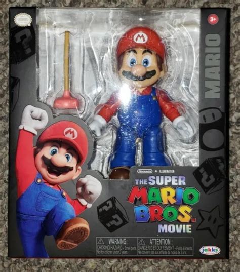 FIGURINE SUPER MARIO Bros Movie Mario Jakks Officielle Nintendo NEUVE 5