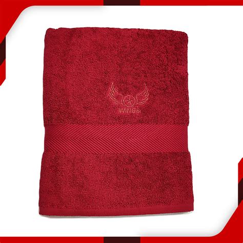 Maroon Cotton Bath Towel 27x54 High Quality Pure Cotton Towels