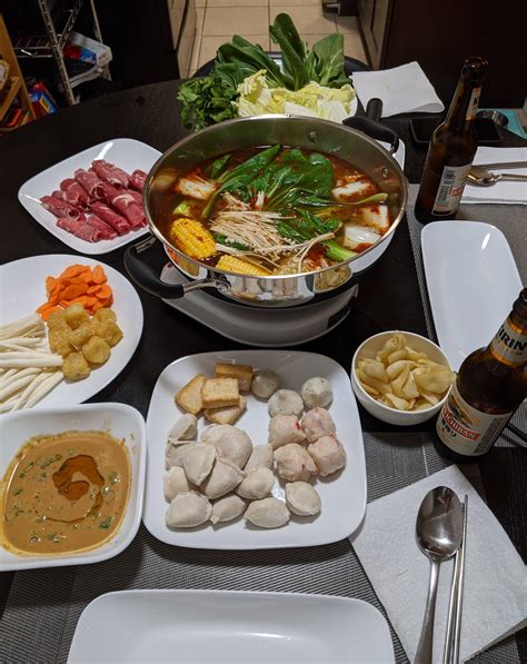 Homemade Hot Pot Food