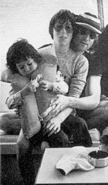 John Lennon Julian Lennon And Sean Lennon John Lennon Yoko Ono