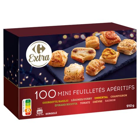 Carrefour Extra Mini Feuillet S Ap Ritifs Surgel S