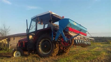 Uprawa I Siew Jeczmienia Ozimego 2019 Case International 845 Zetor 5211