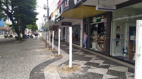 Obra De Revitalização Do Calçadão De Araranguá é Iniciada Portal Agora