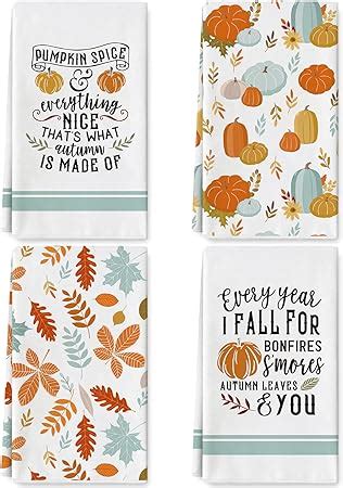 Amazon Anydesign Fall Kitchen Dish Towel X Inch Autumn