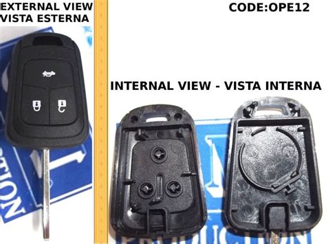 Gusci Cover Chiave Telecomando Tasti Opel Meriva Corsa Astra J Mokka