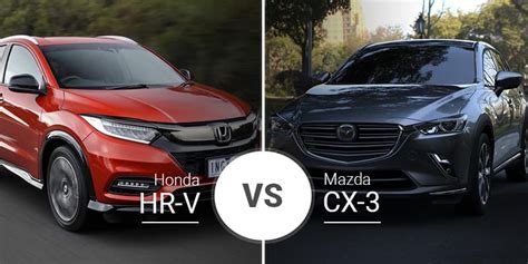 Honda HR V Vs Mazda CX 3