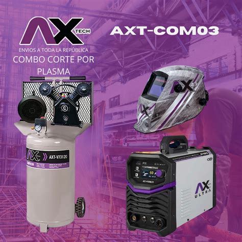 Axt Combo De Cortadora De Plasma Inverter Axt P Lcd Con