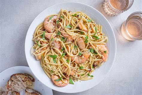 Air Fryer Shrimp Scampi