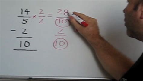 Subtracting Fractions With Unlike Denominators Regrouping Tutorial Sophia Learning