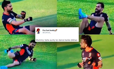 IPL 2020: Virat Kohli Breaking Into A Warm-Up Dance Routine On The ...