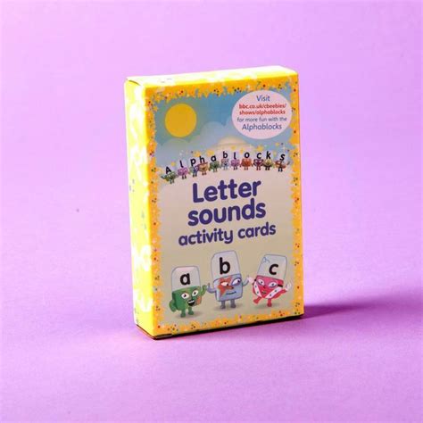 Alphablocks letter sounds activity cards