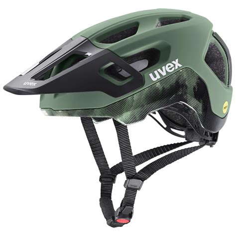 Uvex react MIPS Helm moosgrün schwarz matt 2024 BIKE24