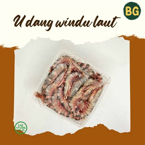 Jual Udang Windu Laut 1kg Udang Windu Laut Beku Shopee Indonesia