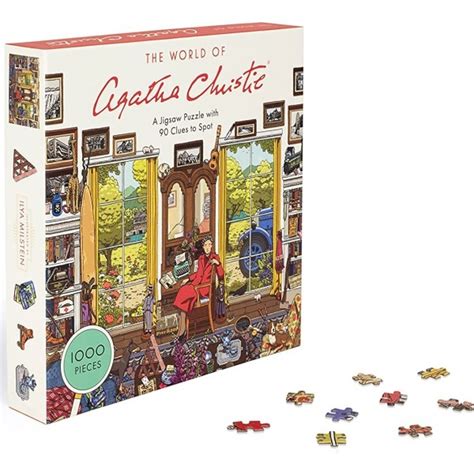 The World of Agatha Christie 1000-Piece Puzzle | A Mighty Girl