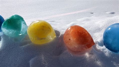 Colorful Frozen Ice Balls 3 Steps Instructables