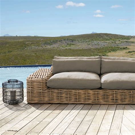 Rattan Garden Furniture Inspired By African Lodge Maisons Du Monde