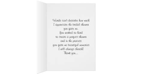 Roses Bridal Shower Hostess Thank You Card | Zazzle