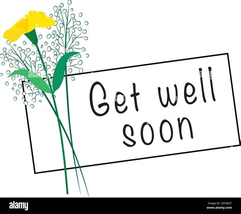 Get Well Soon Card Stock Vector Image And Art Alamy