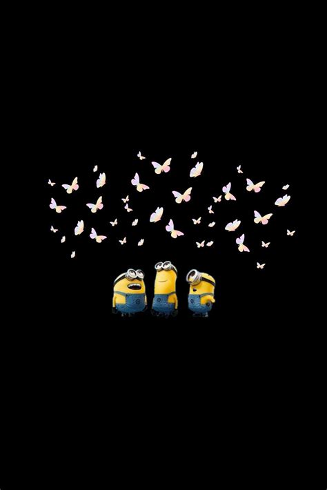 Wallpaper minions black | Wallpaper lucu, Lucu