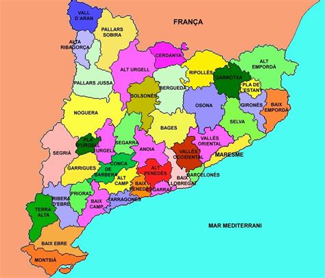 El Bloc Den Litu La Divisió Territorial De Catalunya Al Llarg De La