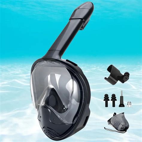 M Scara De Snorkel Facial Completa Montagem Para C Mera Destac Vel