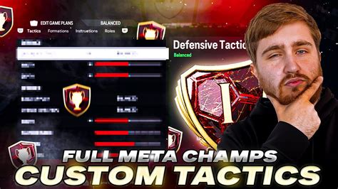 My Complete FUT Champs 4321 Custom Tactics Instructions Full Weekend