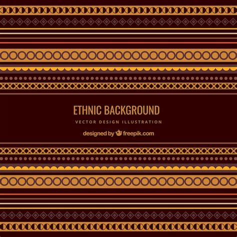 Free Vector Ethnic Background In Brown Tones