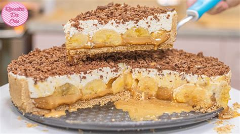 TORTA BANOFFEE BANANA DOCE DE LEITE FÁCIL E RÁPIDA RECEITAS