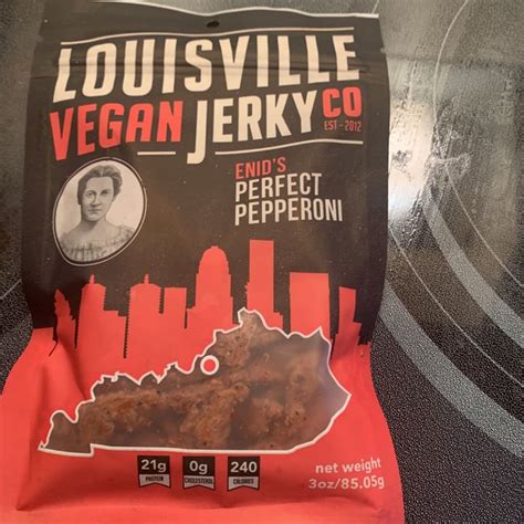 Louisville Vegan Jerky Co Enids Perfect Pepperoni Review Abillion