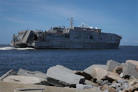 DVIDS - Images - The USNS Burlington (T-EPF 10) departs Naval Station ...