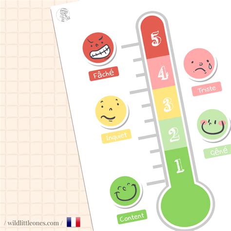 Thermomètre des Émotions Développement Émotionnel