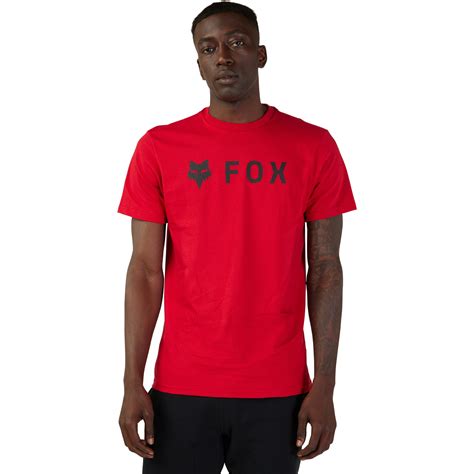 Fox Absolute Short Sleeve Premium Tee Men Flame Red Bike24