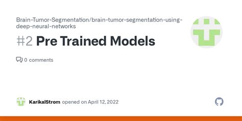 Pre Trained Models · Issue 2 · Brain Tumor Segmentationbrain Tumor Segmentation Using Deep