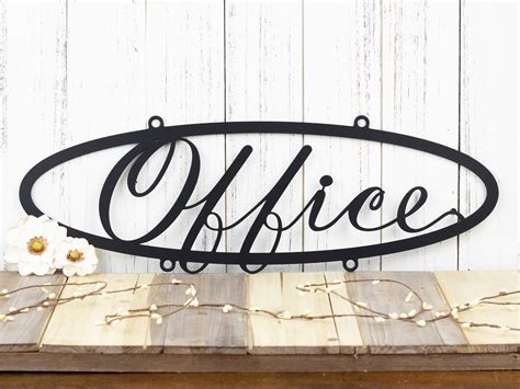 Office Metal Sign Office Decor Shop Sign Business Sign | Etsy