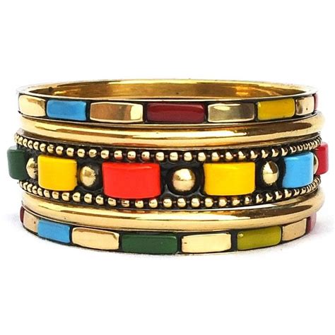 Brass Resin Bangle Set Resin Bangles Bangle Set Charm Bracelet