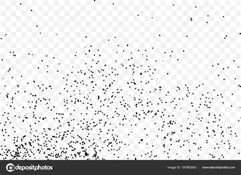 Particle Spray Dust Dots Random Molecules Black Transparent Background