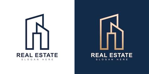 Premium Vector Modern Luxury Real Estate Logo Design