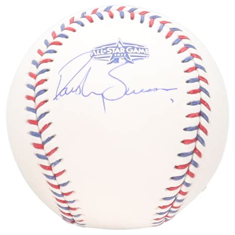 Dansby Swanson Signed All Star Game Logo Baseball Jsa Pristine