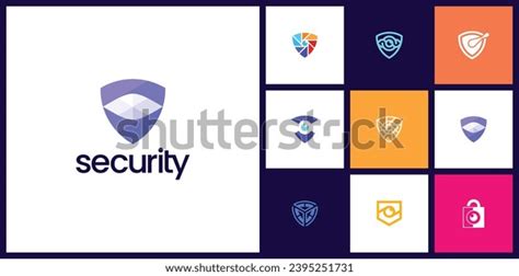 Security Logo Vector Template Collection Stock Vector (Royalty Free ...