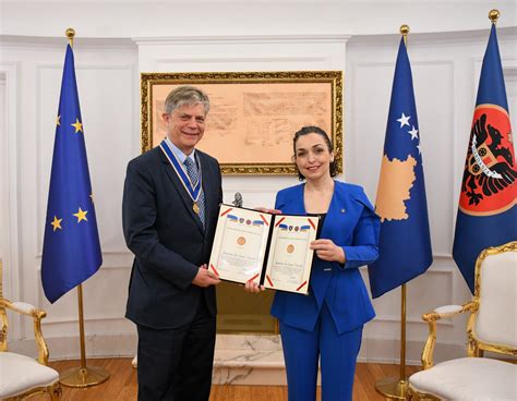 President Osmani Received The Head Of The EULEX Mission Ambassador Lars