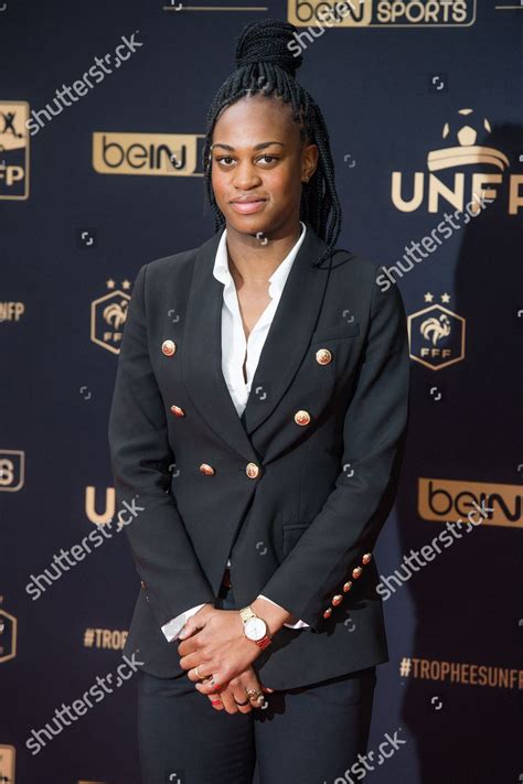 Marieantoinette Katoto Attending Ceremony Unfp Trophy Editorial Stock