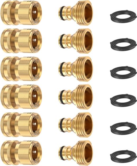 Amazon Shownew Garden Hose Quick Connectors Solid Brass Inch