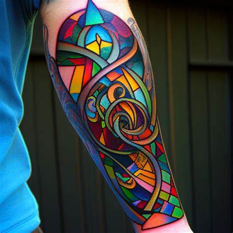 68 Stained Glass Tattoo Ideas TattooClue