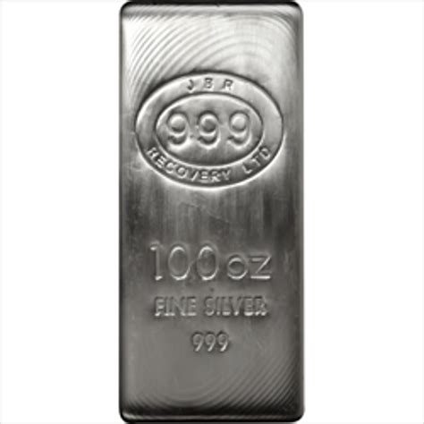 100 Oz Silver Bar Jbr Recovery | GoldStandardX