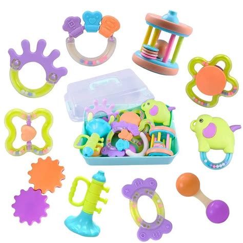 LeadingStar 10Pcs/set Infants Teething Play Toys Tear resistant Baby ...