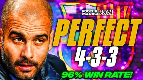 Pep S PERFECT 4 3 3 96 Win Rate FM24 Tactics Best FM24 Tactics