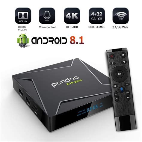 Android Tv Box Android Tv Box Pendoo X Plus With Voice Remote Gb