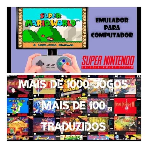 Emulador Snes Para Pc De Jogos De Traduzidos Mercadolivre