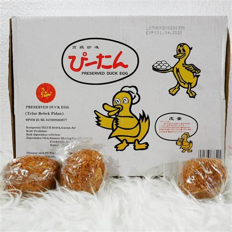 Jual Telur Bebek Pidan Preserved Duck Egg Telur Pitan Shopee